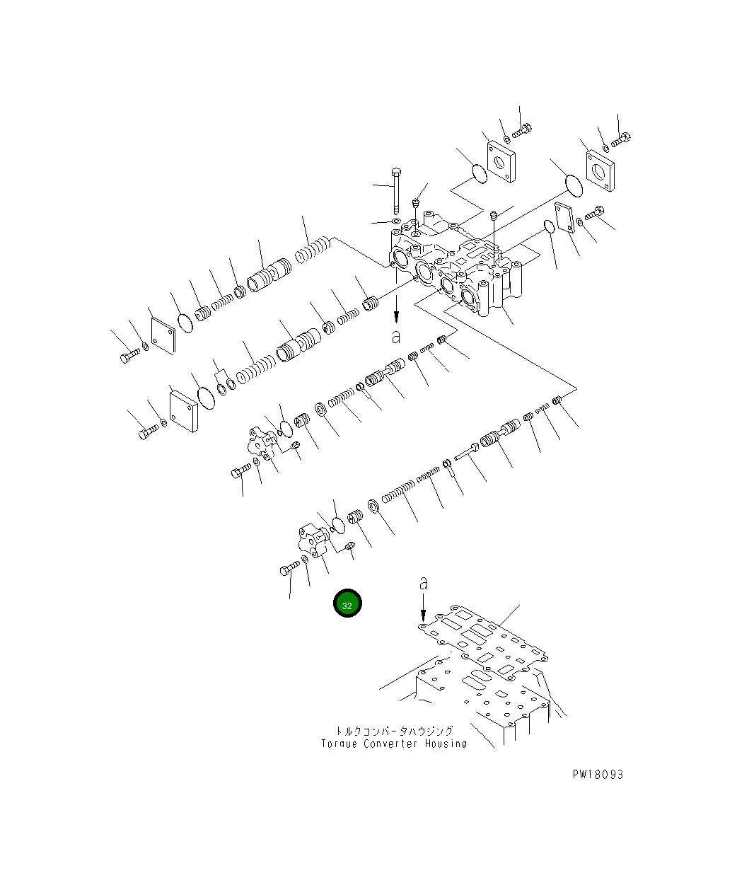 Крышка 17M-13-26860 Komatsu