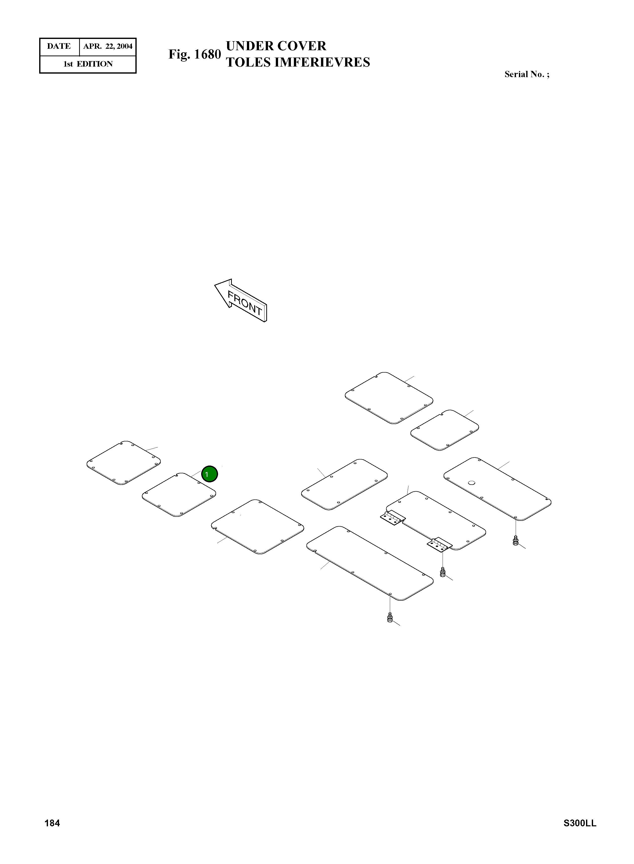 Крышка 2627-1250 Komatsu