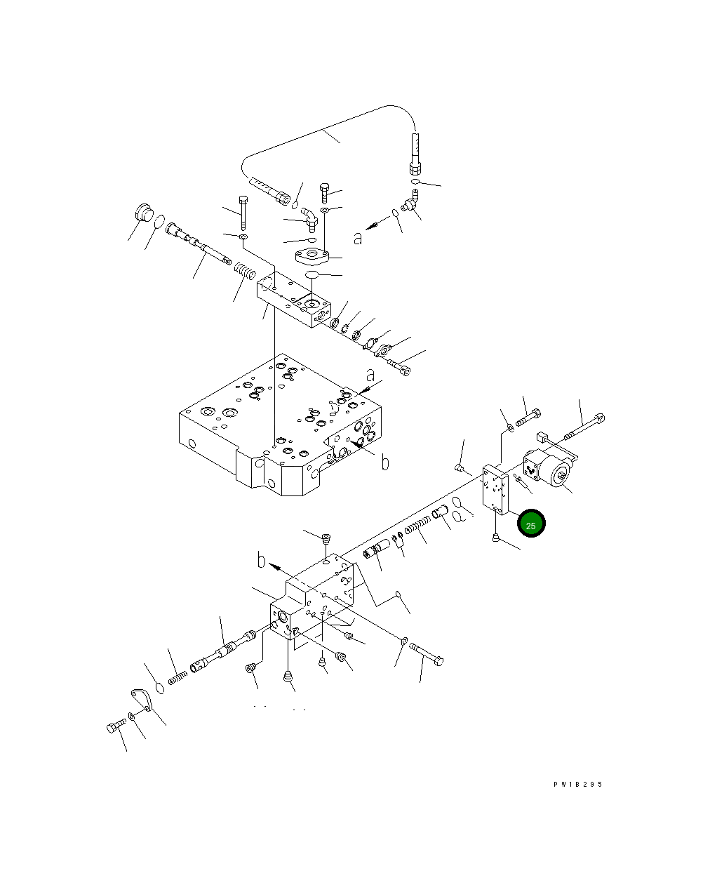 Крышка 19M-22-23150 Komatsu