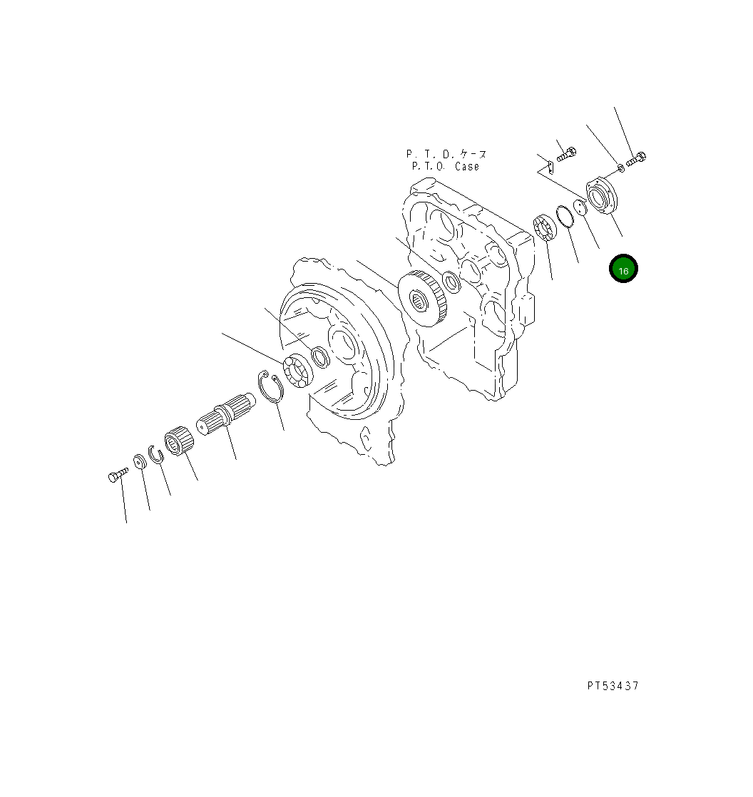 Крышка 26C-19-11140 Komatsu