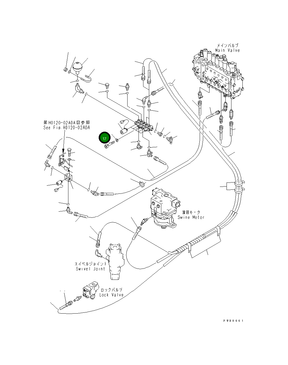 Болт 21T-09-11580 Komatsu