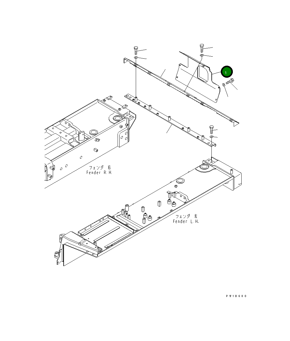 Крышка 195-54-77310 Komatsu