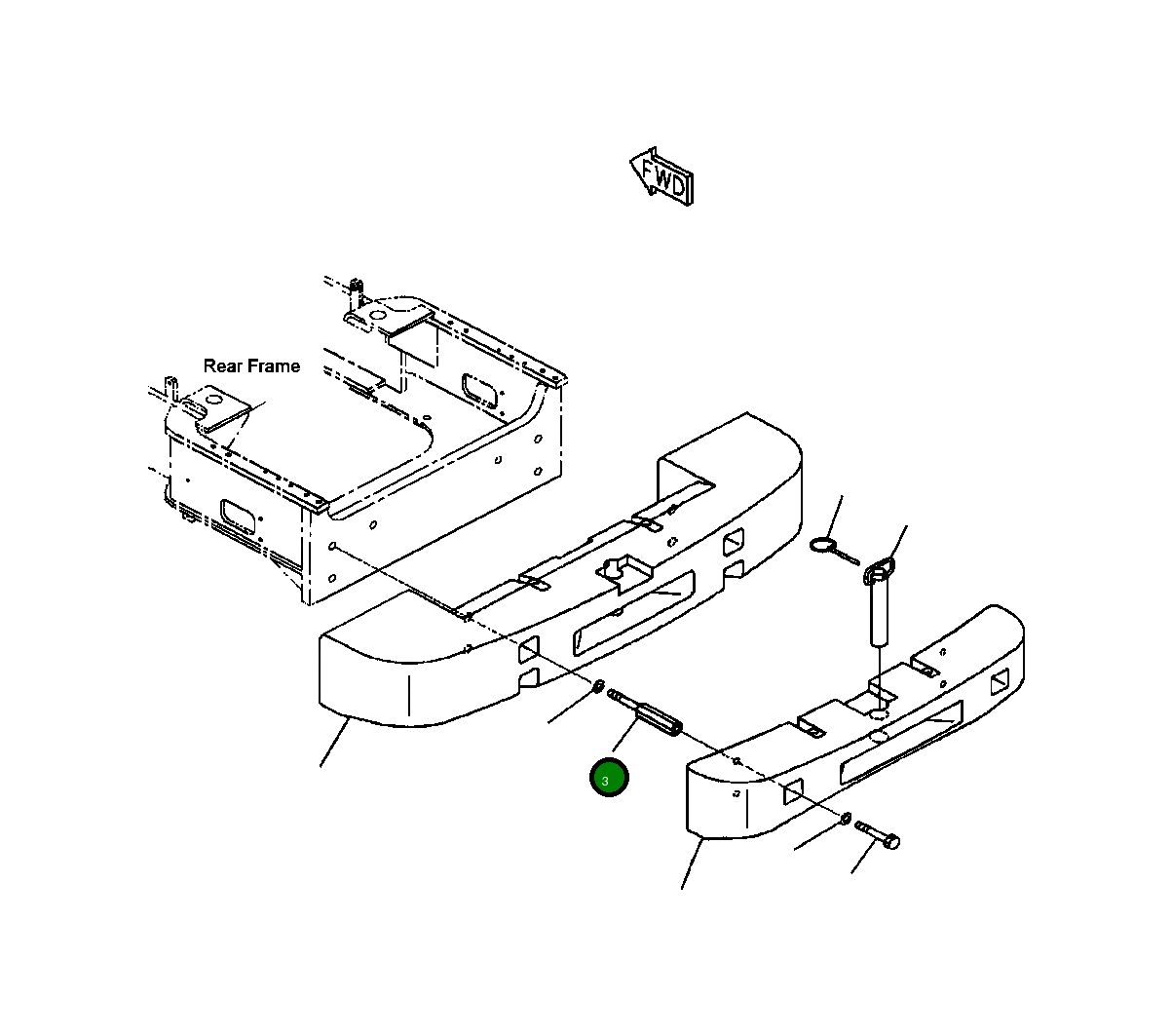 Болт 426-975-2121 Komatsu
