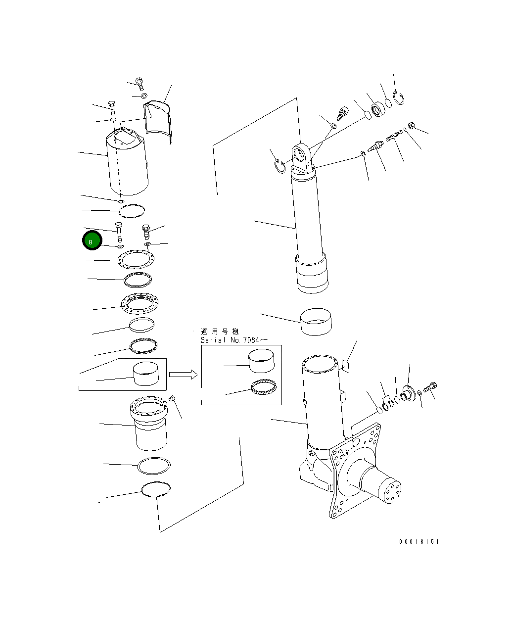Болт 01010-61085 Komatsu