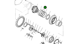 Кольцо 20Y-27-22310  Komatsu