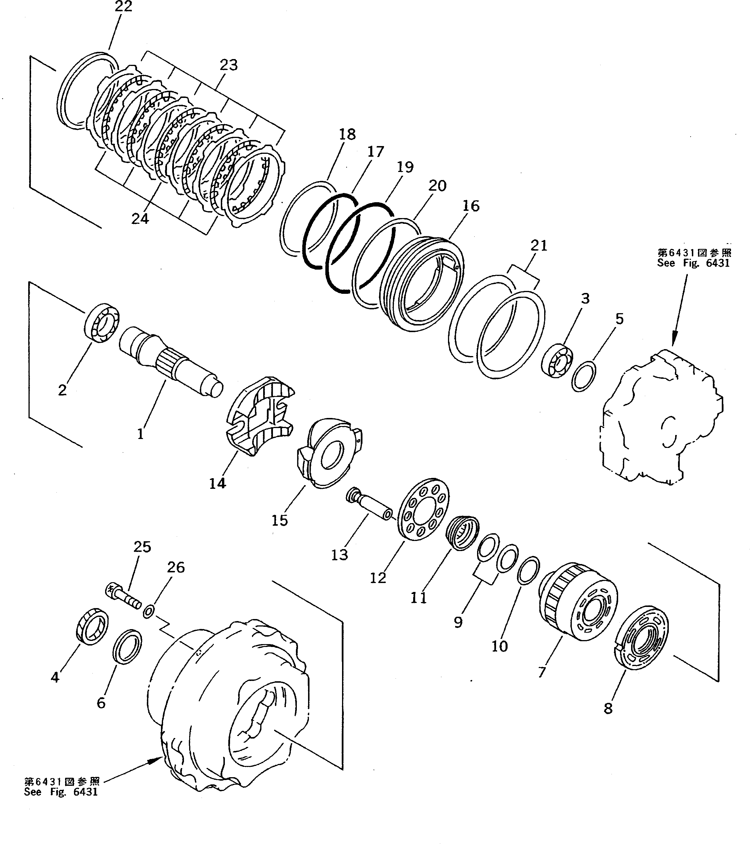 Кольцо 07001-05190 Komatsu