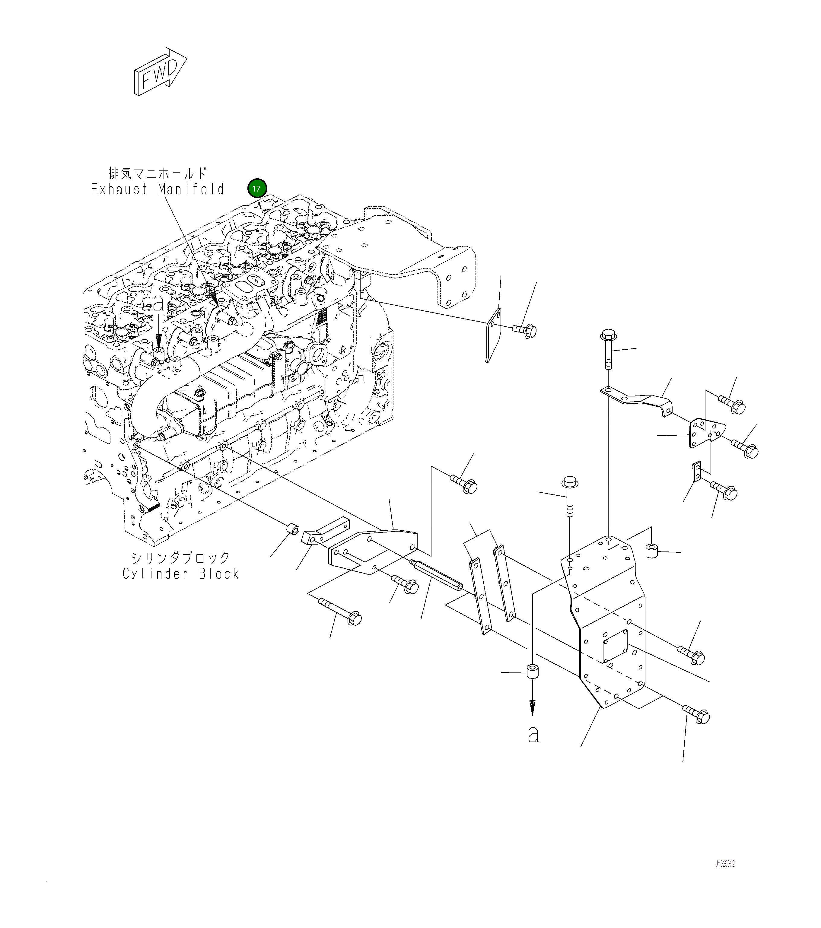 Крышка 6755-11-5480  Komatsu