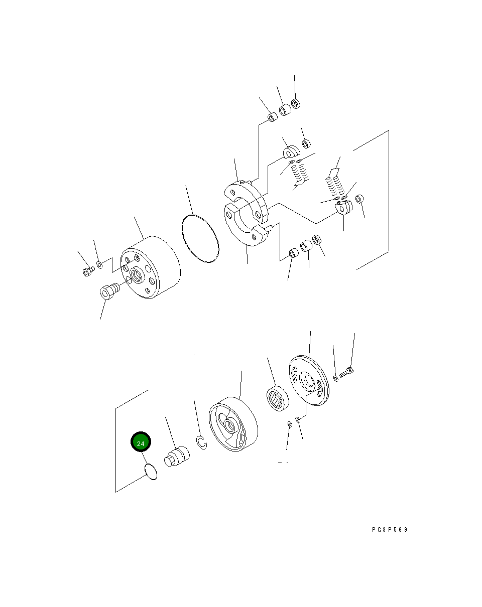 Кольцо уплотнительное (O-Ring) DK029632-8010 Komatsu