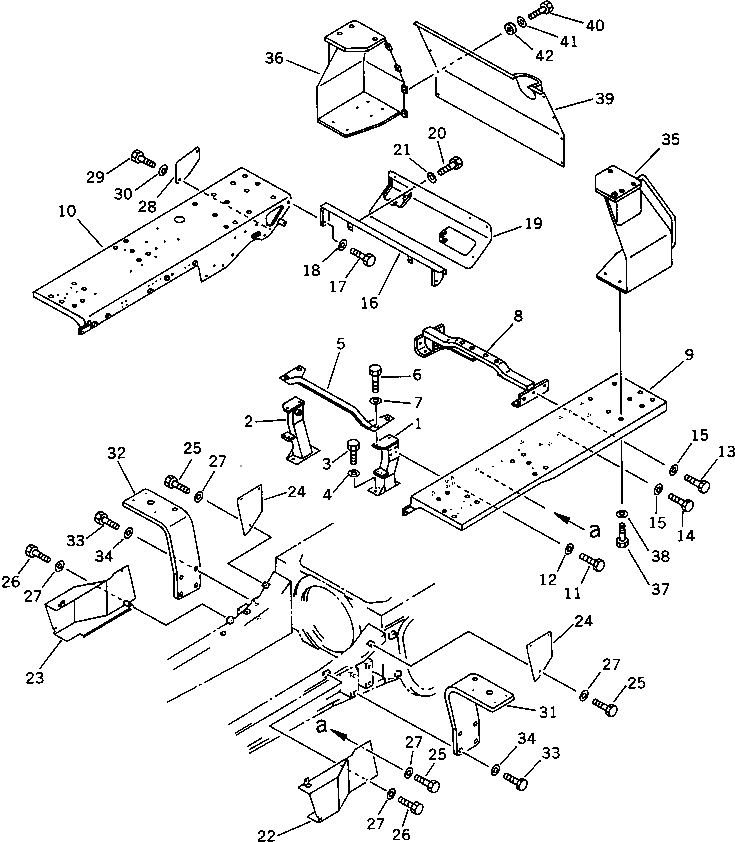 Крышка 120-54-43230  Komatsu