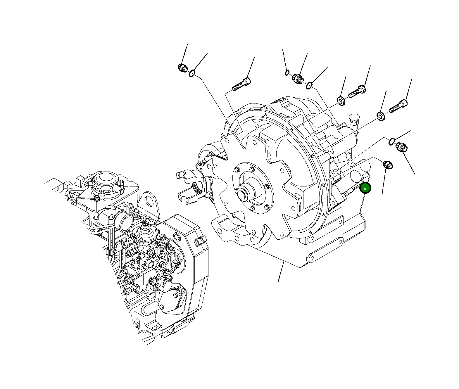 Кольцо уплотнительное (O-Ring) 855670014 Komatsu