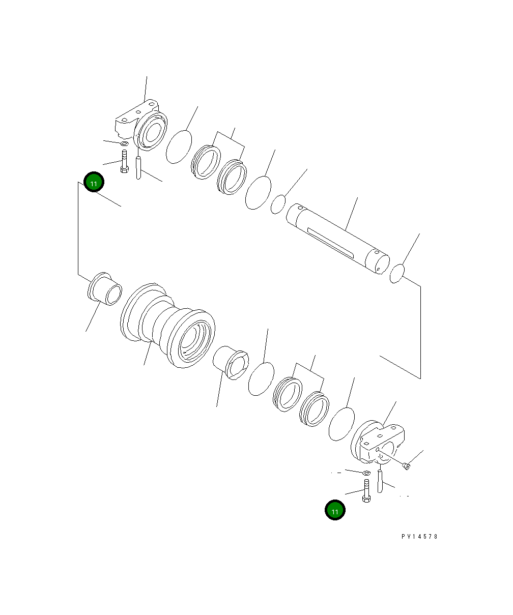 Болт 20Y-30-K3120 Komatsu