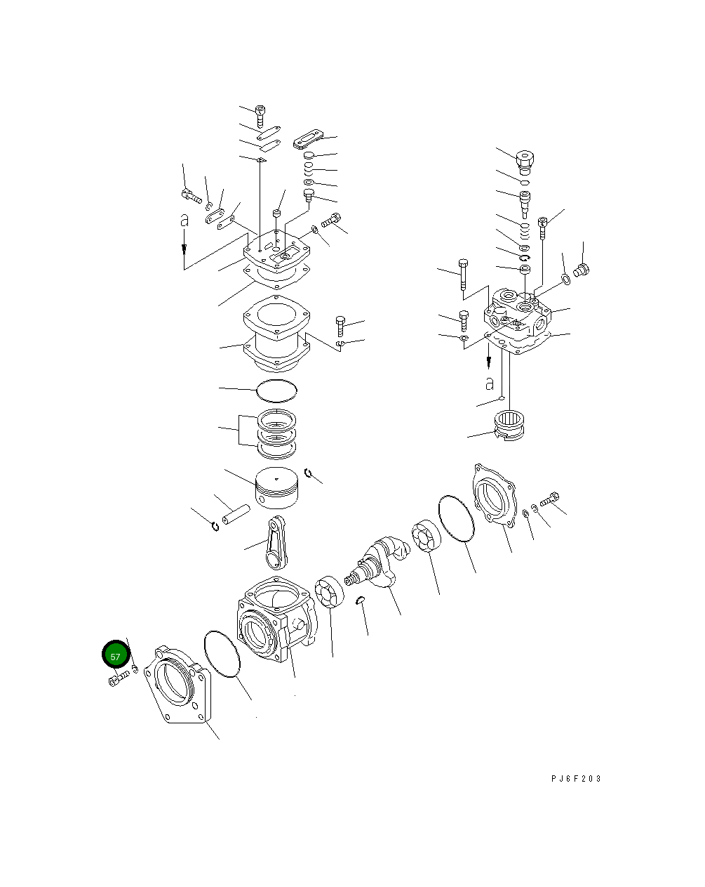 Болт DK487017-1600  Komatsu