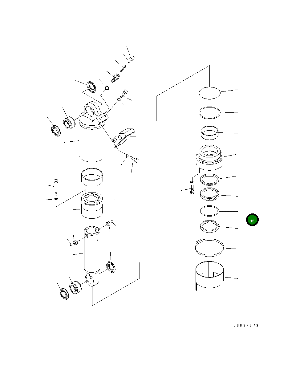 Кольцо 56D-50-13180  Komatsu