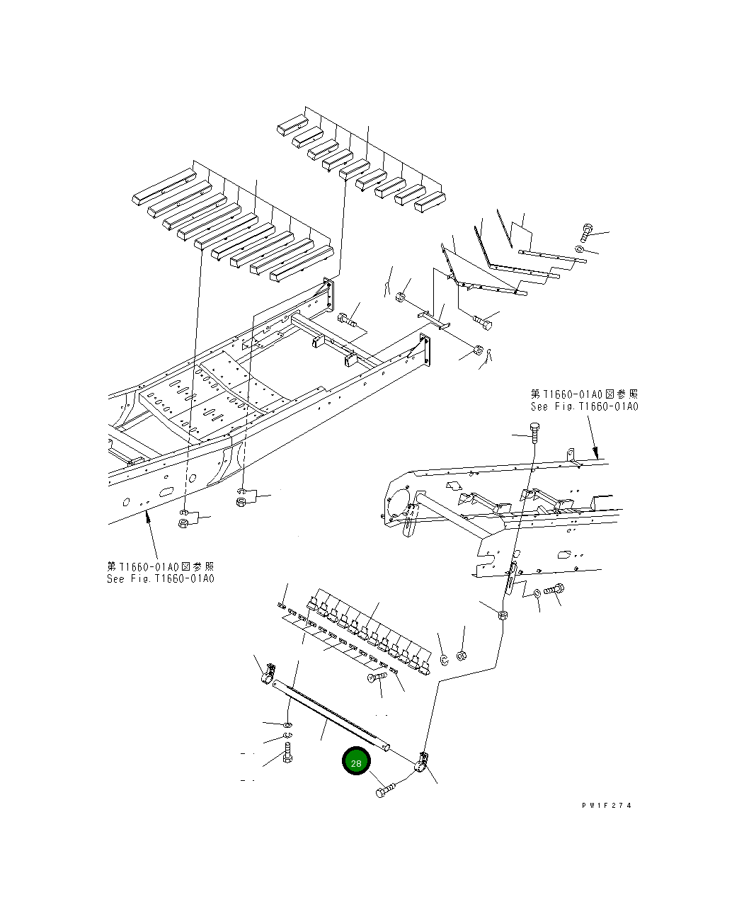Болт 01020-01635 Komatsu