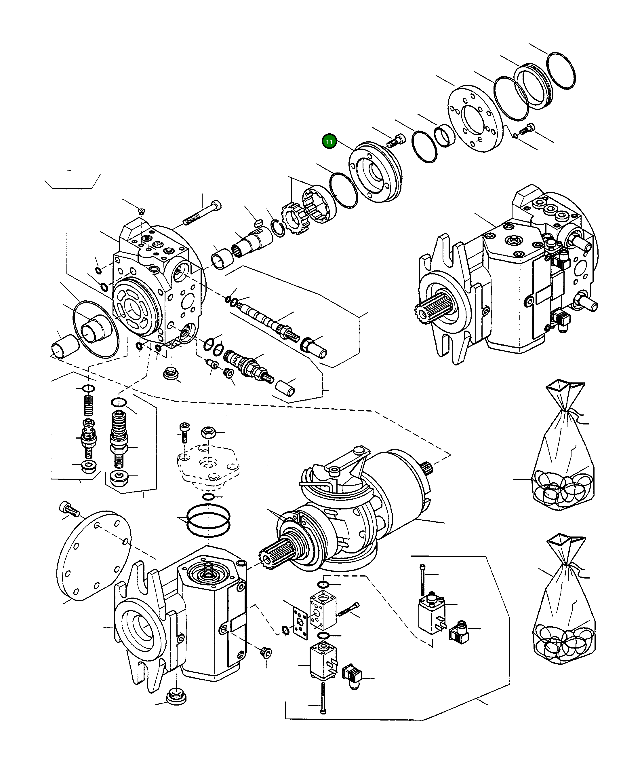 Крышка 4918353M1 Komatsu