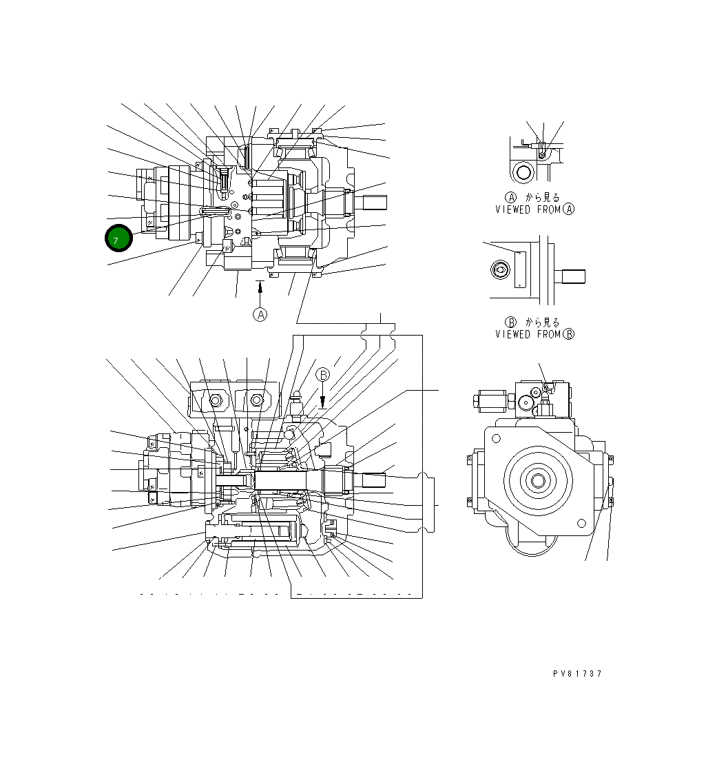 Кольцо уплотнительное (O-Ring) YM24315-000060 Komatsu