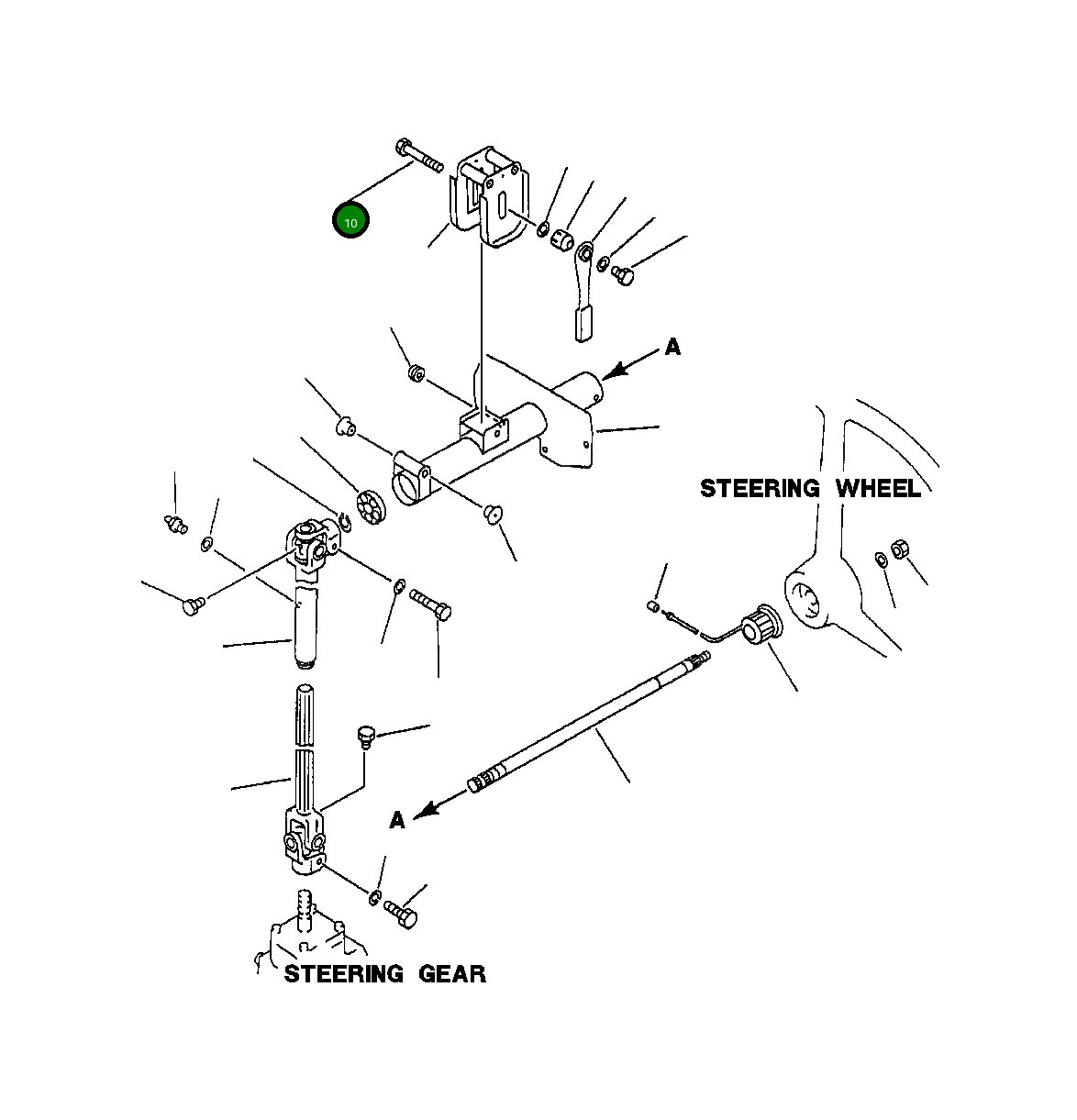Болт 421-40-12370 Komatsu