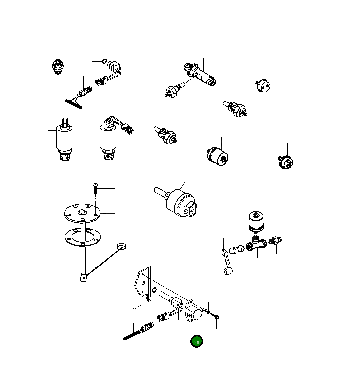 Крышка 1433 610 H1 Komatsu
