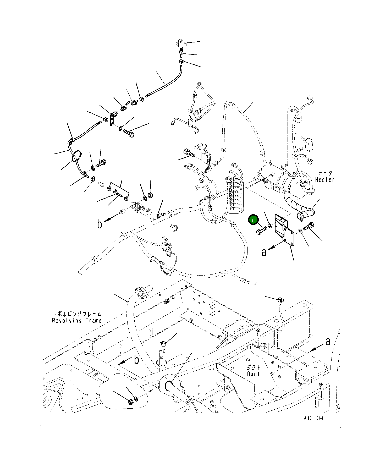 Болт 0101080825 Komatsu