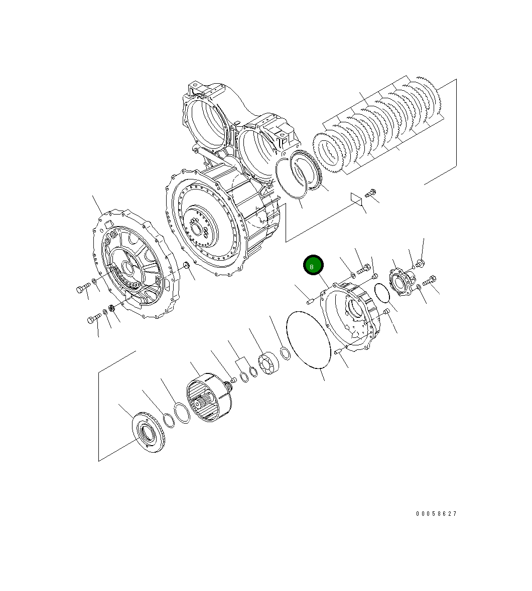 Крышка 426-13-48111 Komatsu