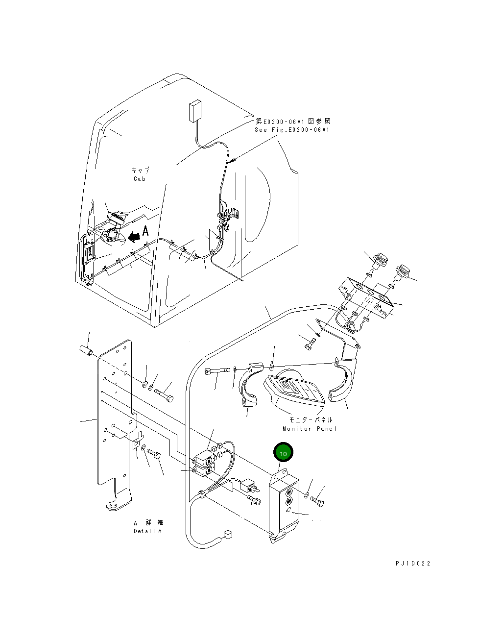 Крышка 20Y-957-3210 Komatsu