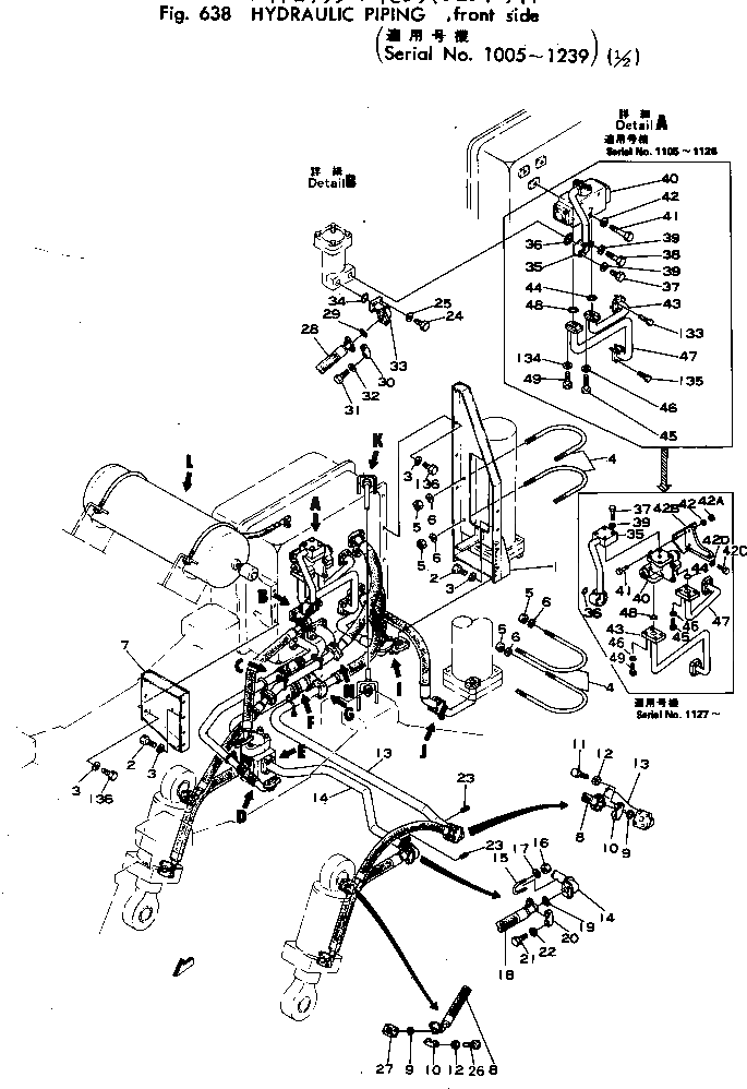 Болт 01252-41290  Komatsu