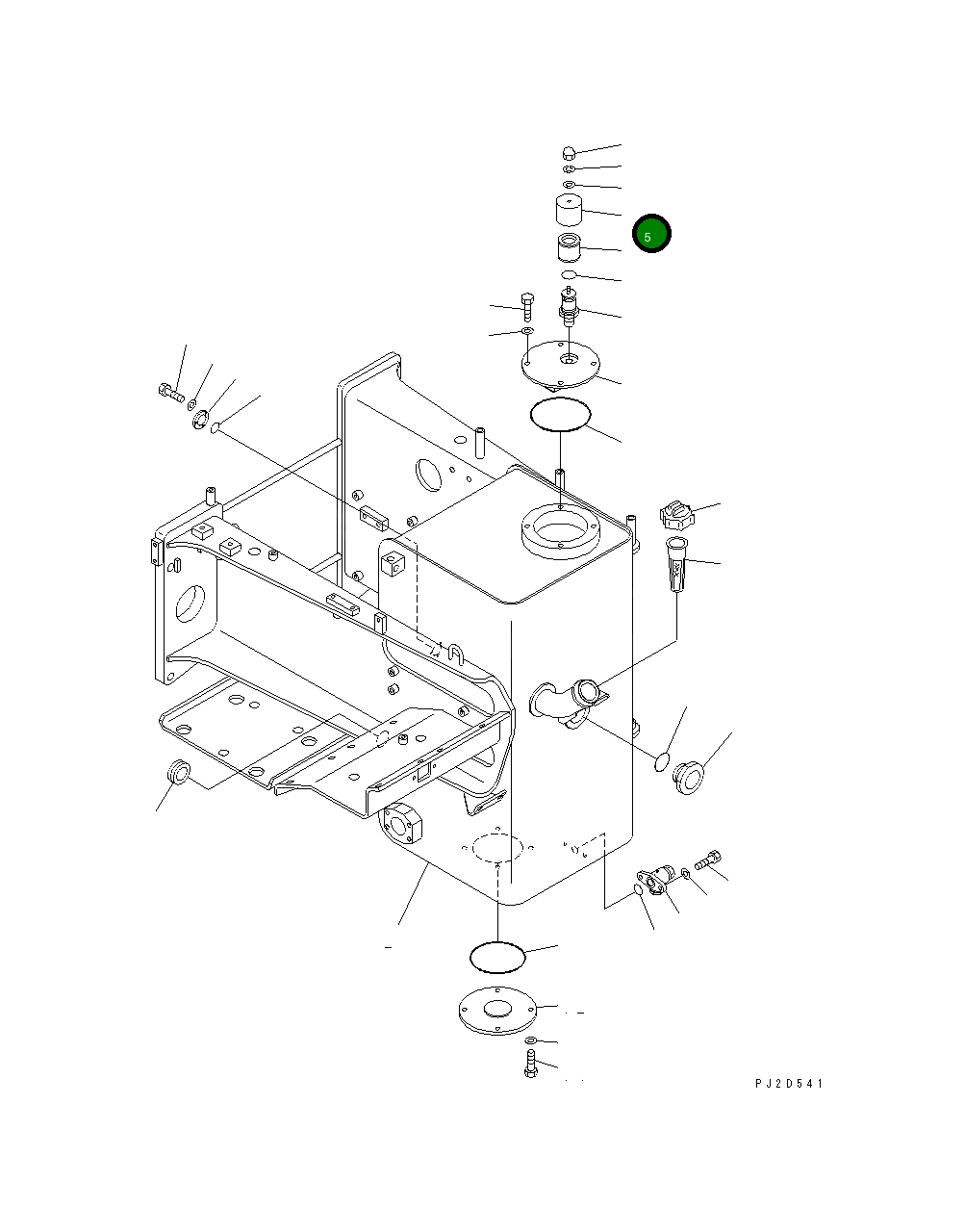 Крышка 419-60-15260 Komatsu