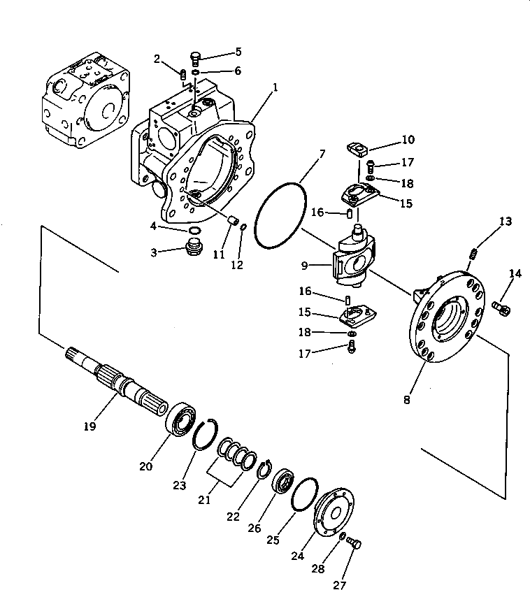 Кольцо 708-21-12660  Komatsu
