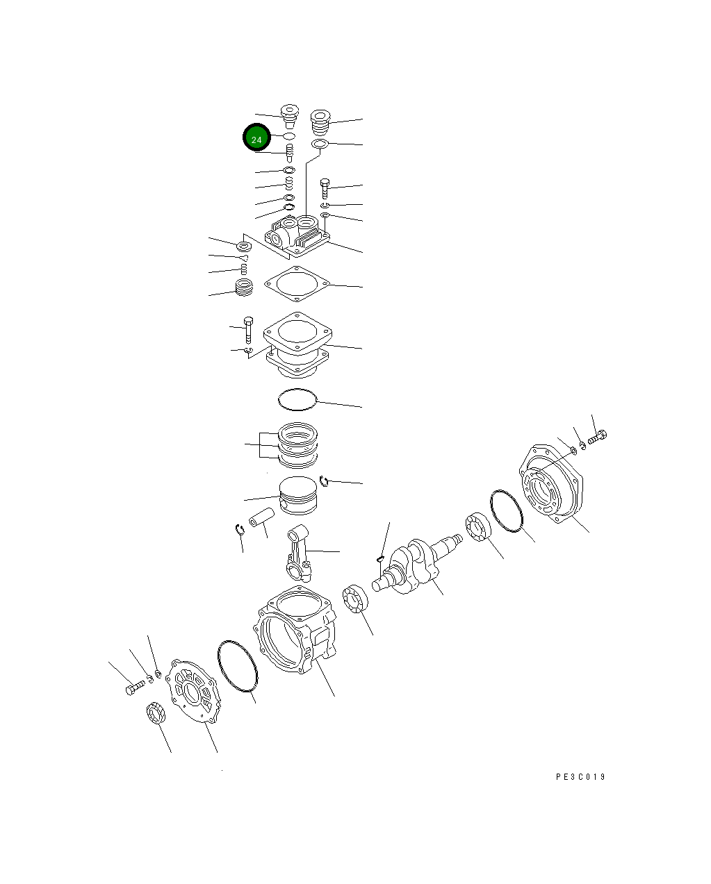 Кольцо уплотнительное (O-Ring) DK487061-4600 Komatsu