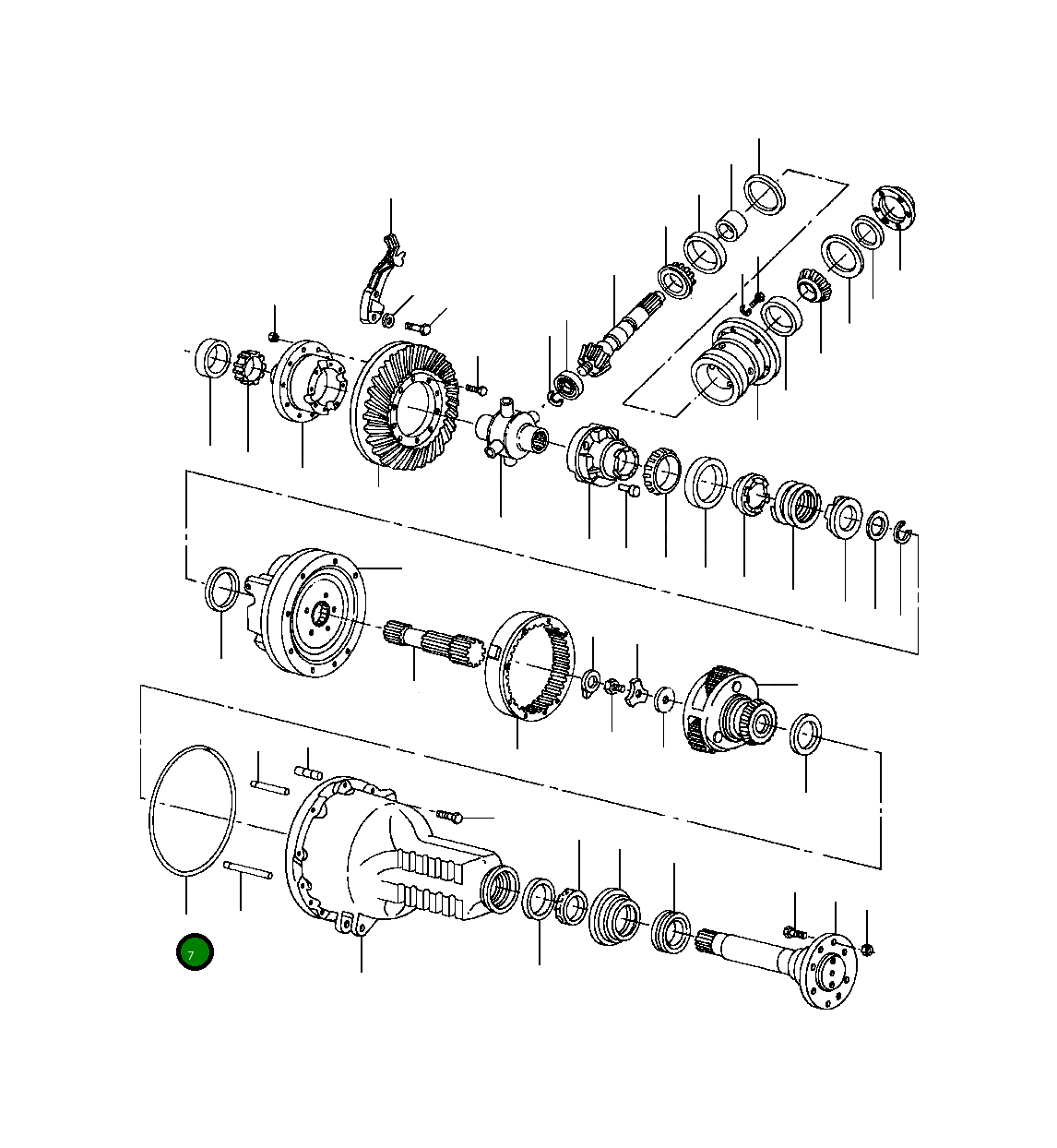 Кольцо уплотнительное (O-Ring) 1430 977 H1 Komatsu