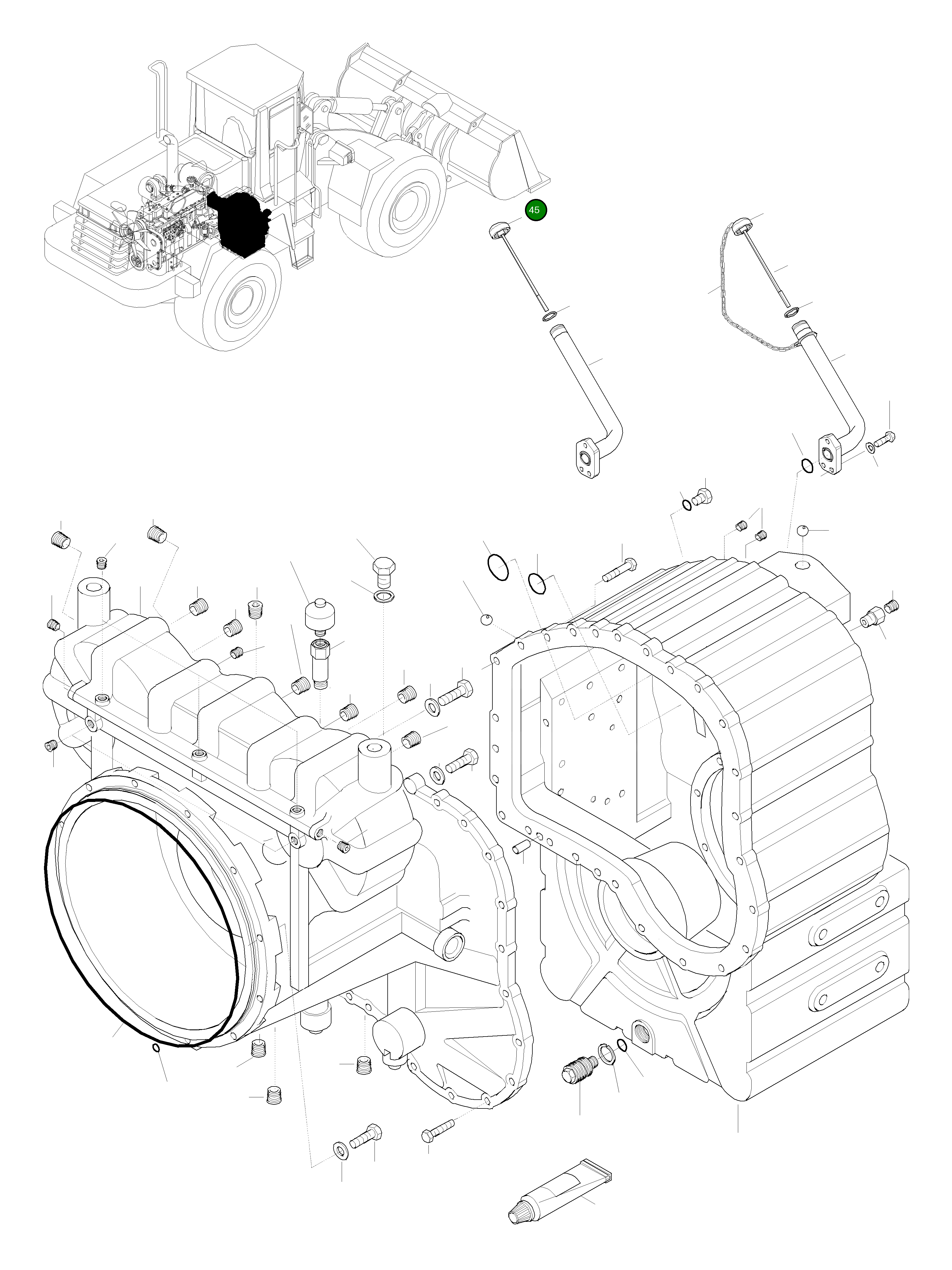 Крышка 421-15-H1130 Komatsu
