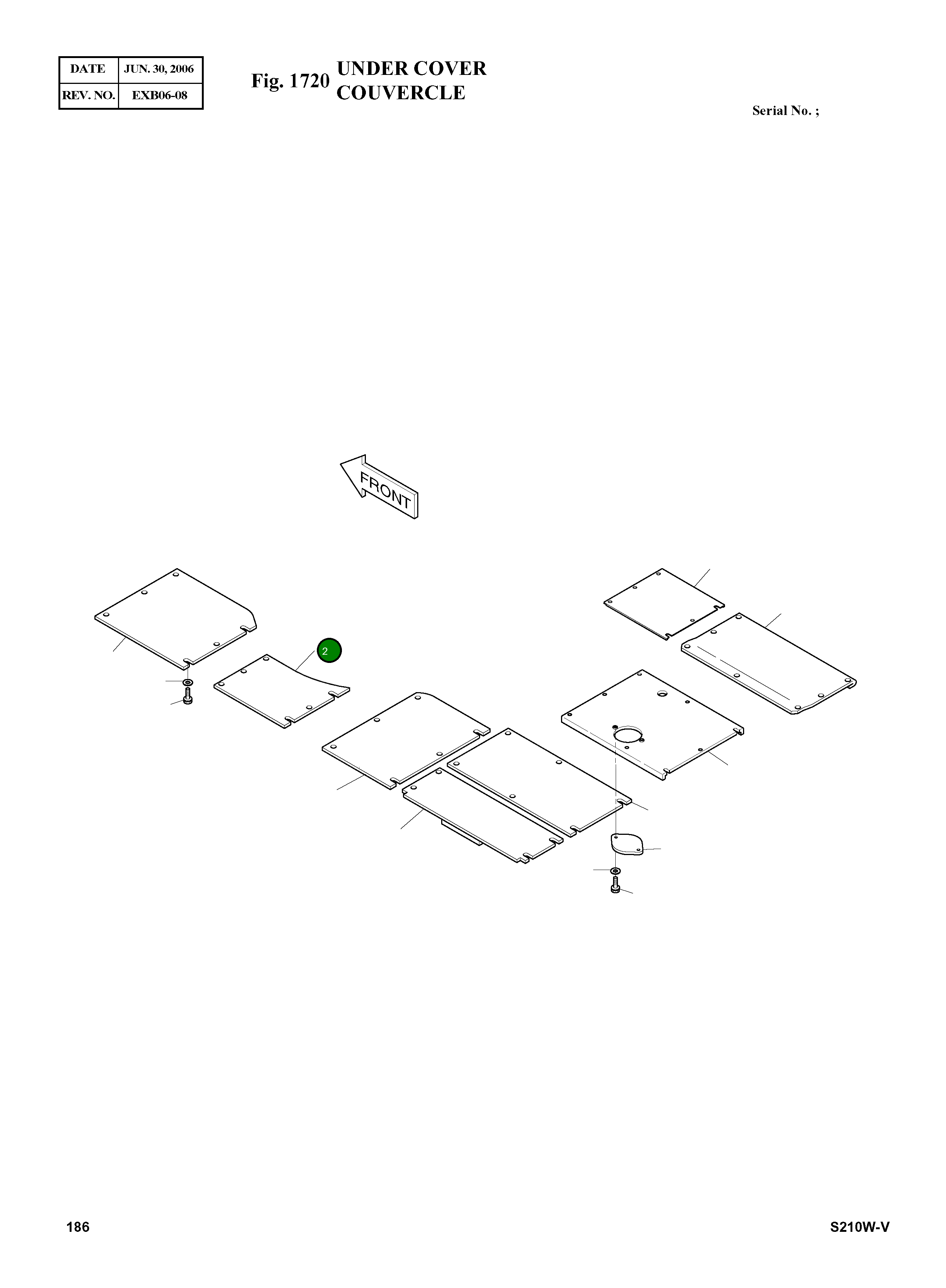 Крышка 621-02060 Komatsu