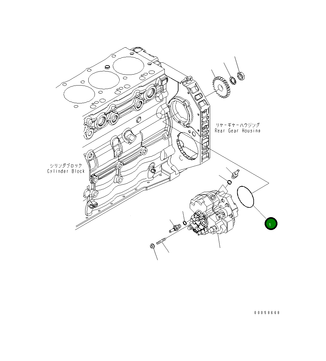 Кольцо уплотнительное (O-Ring) 6754-71-1320 Komatsu