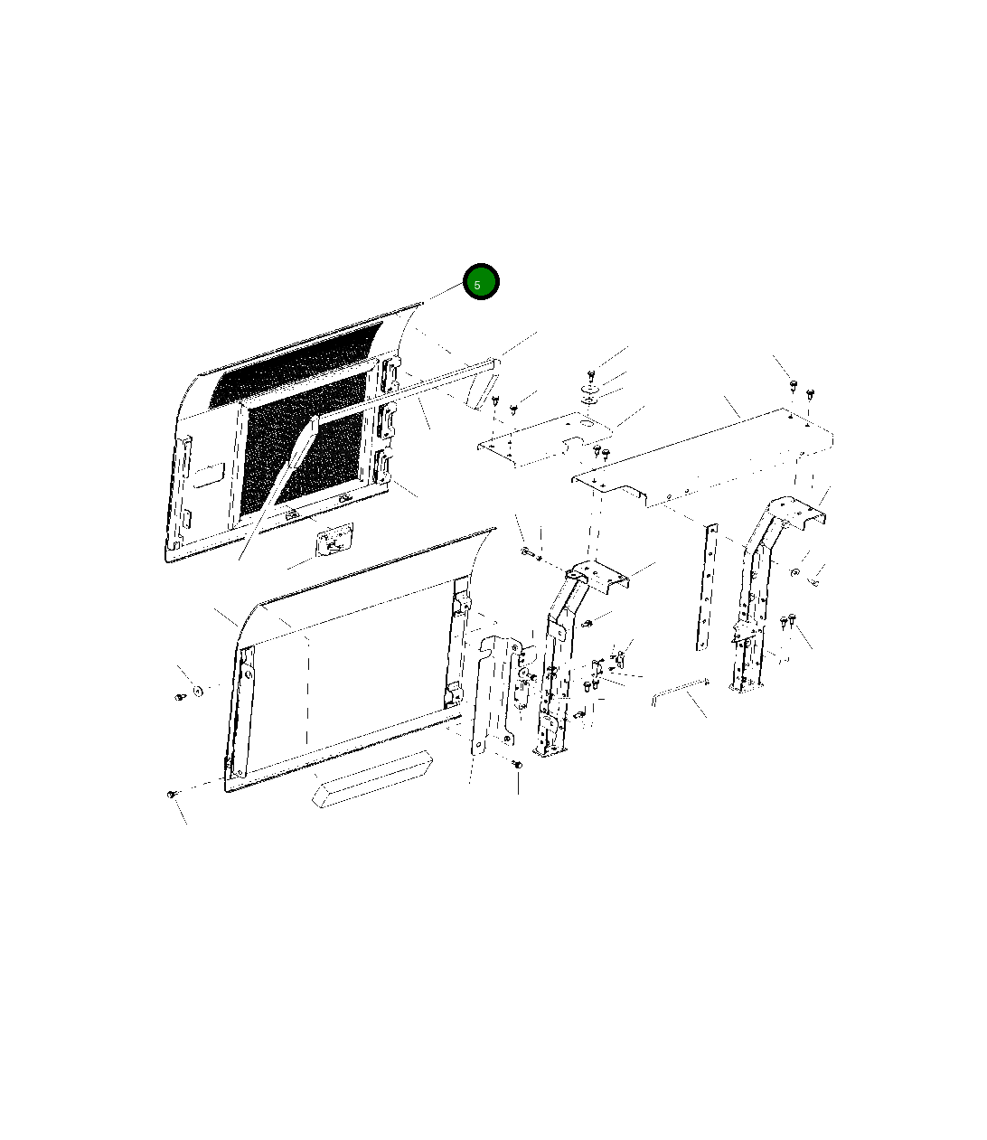 Крышка 206-54-A4610 Komatsu
