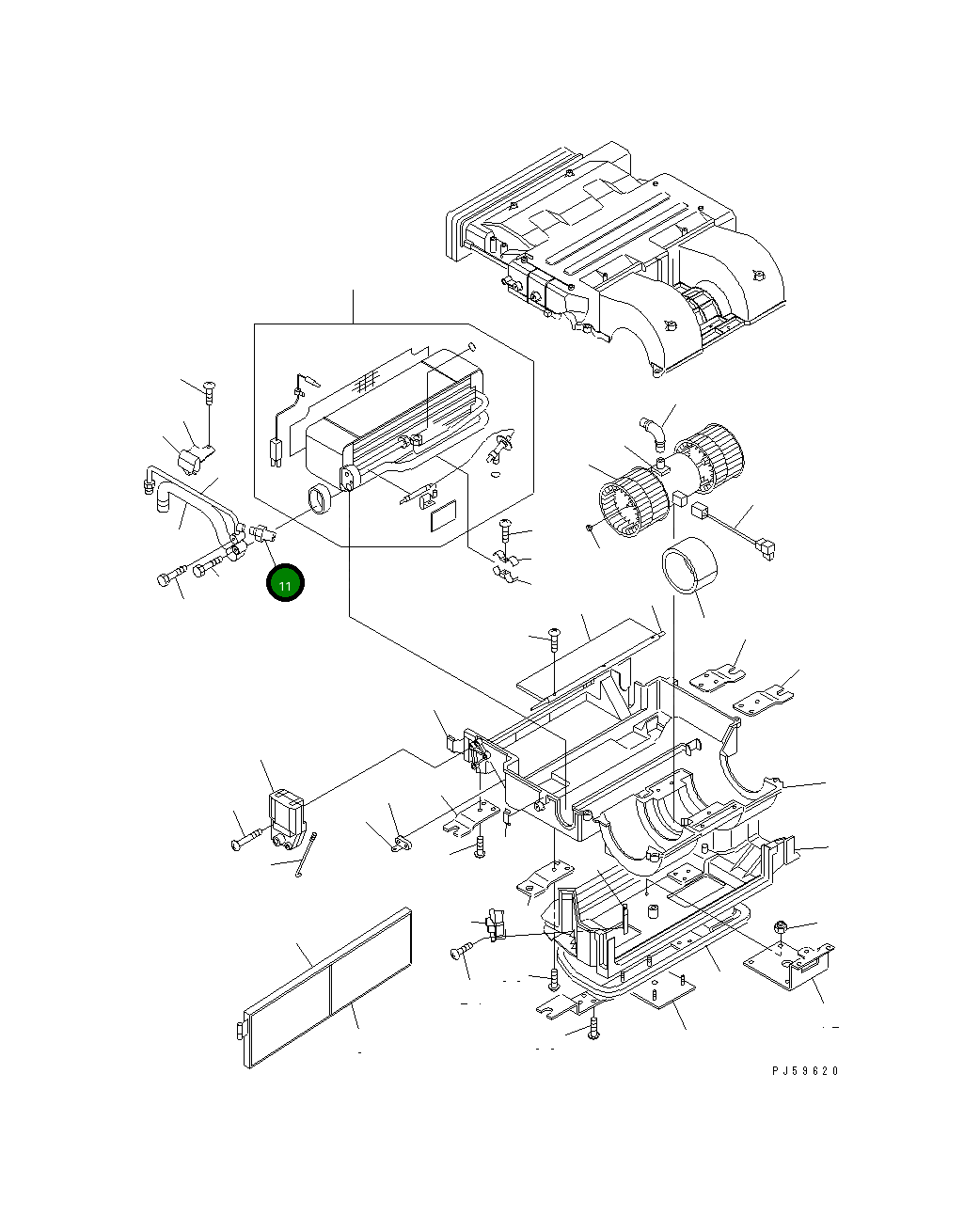 Кольцо уплотнительное (O-Ring) TW596092-0300 Komatsu
