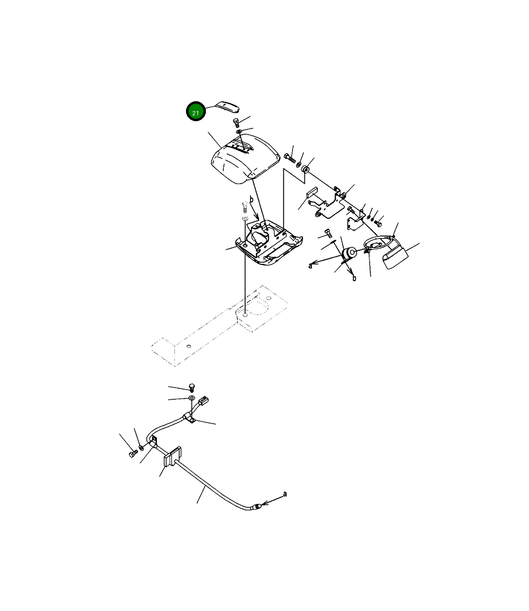 Крышка 207-06-76450 Komatsu