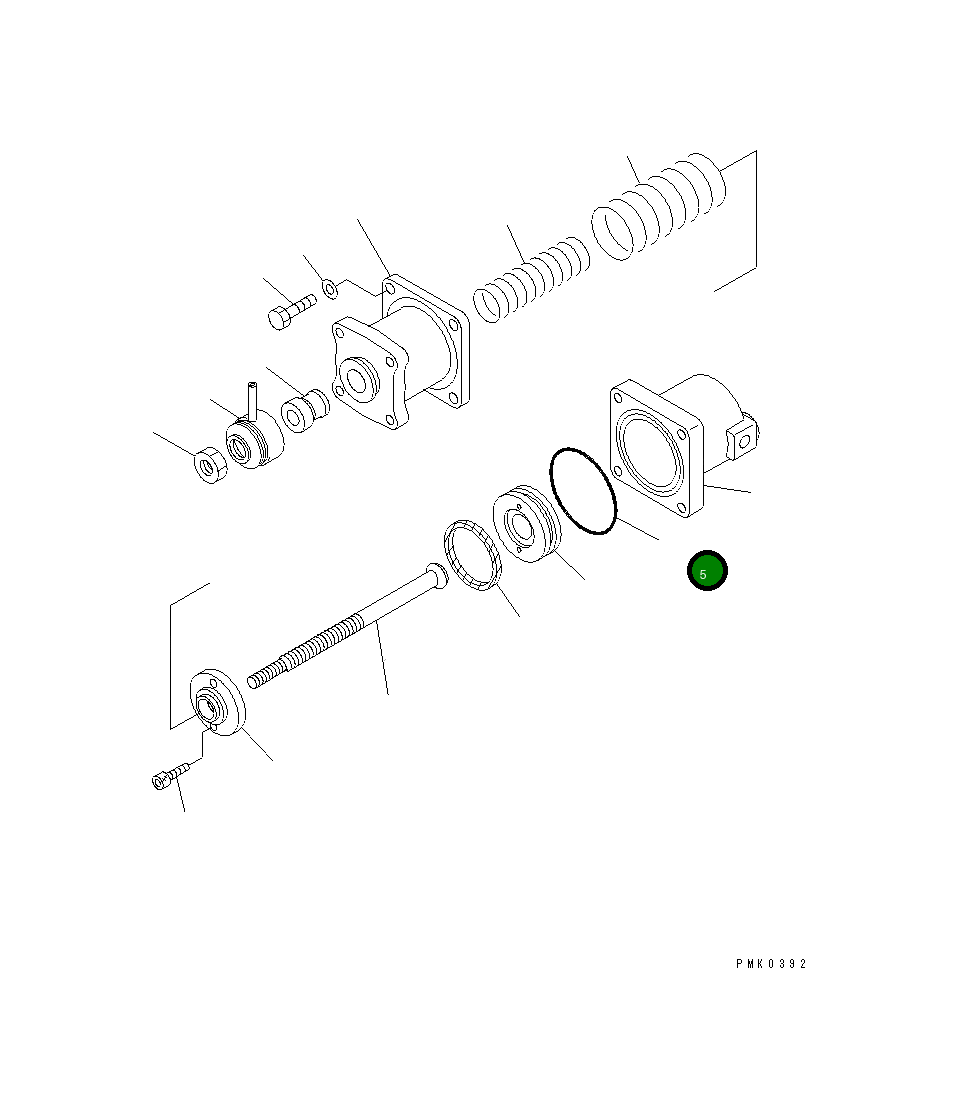 Кольцо уплотнительное (O-Ring) 22T-34-11130  Komatsu