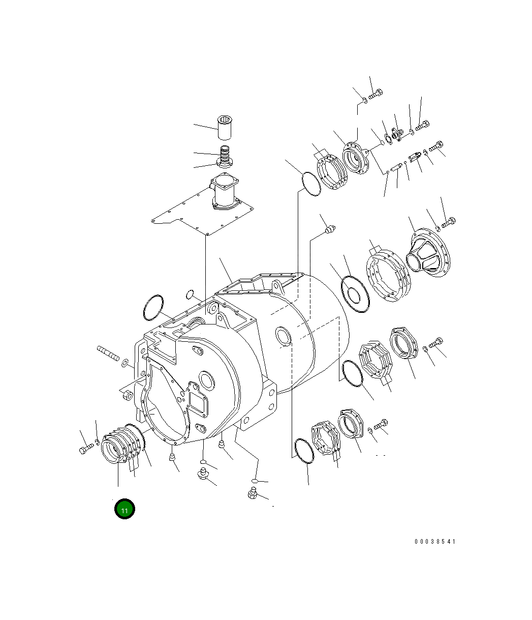 Крышка 175-916-8360 Komatsu