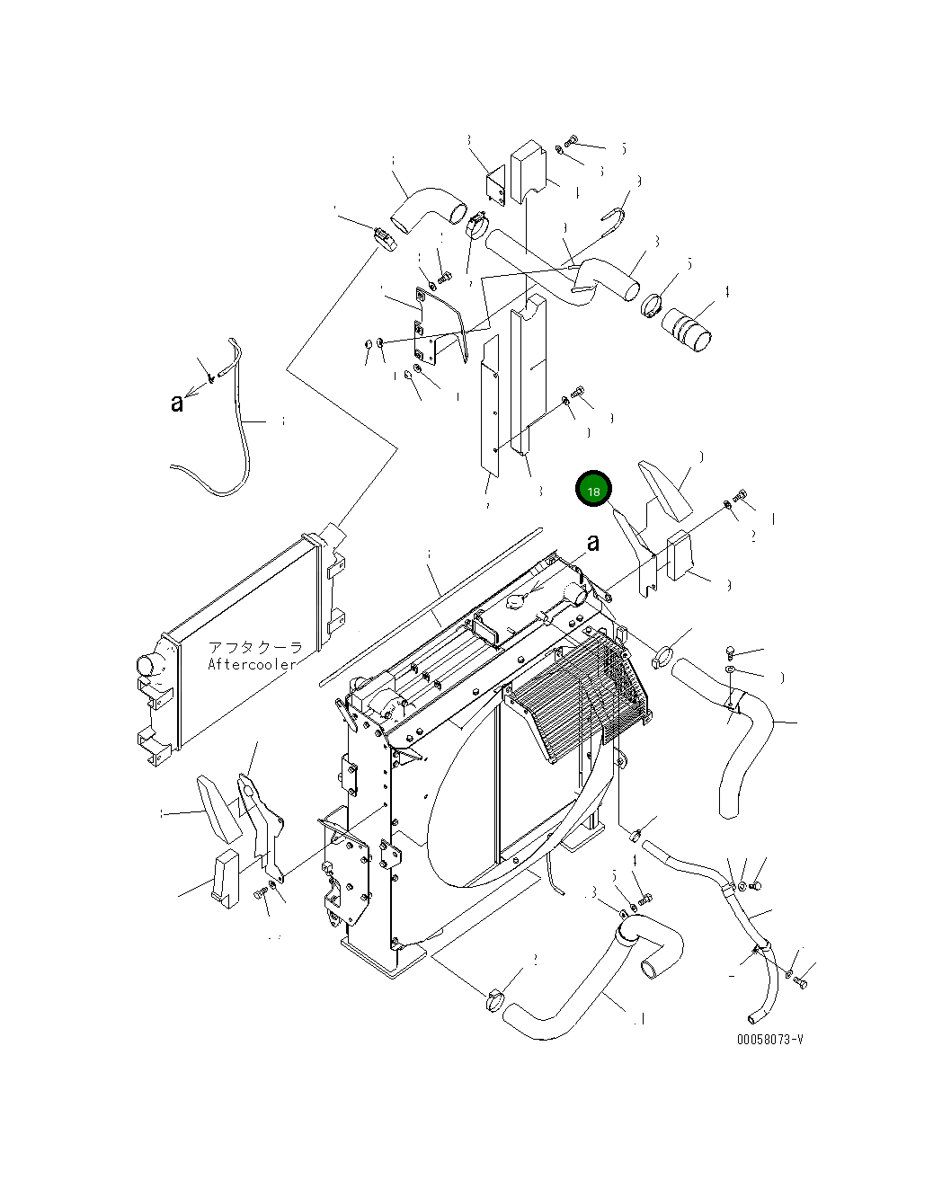 Крышка 207-03-75360  Komatsu