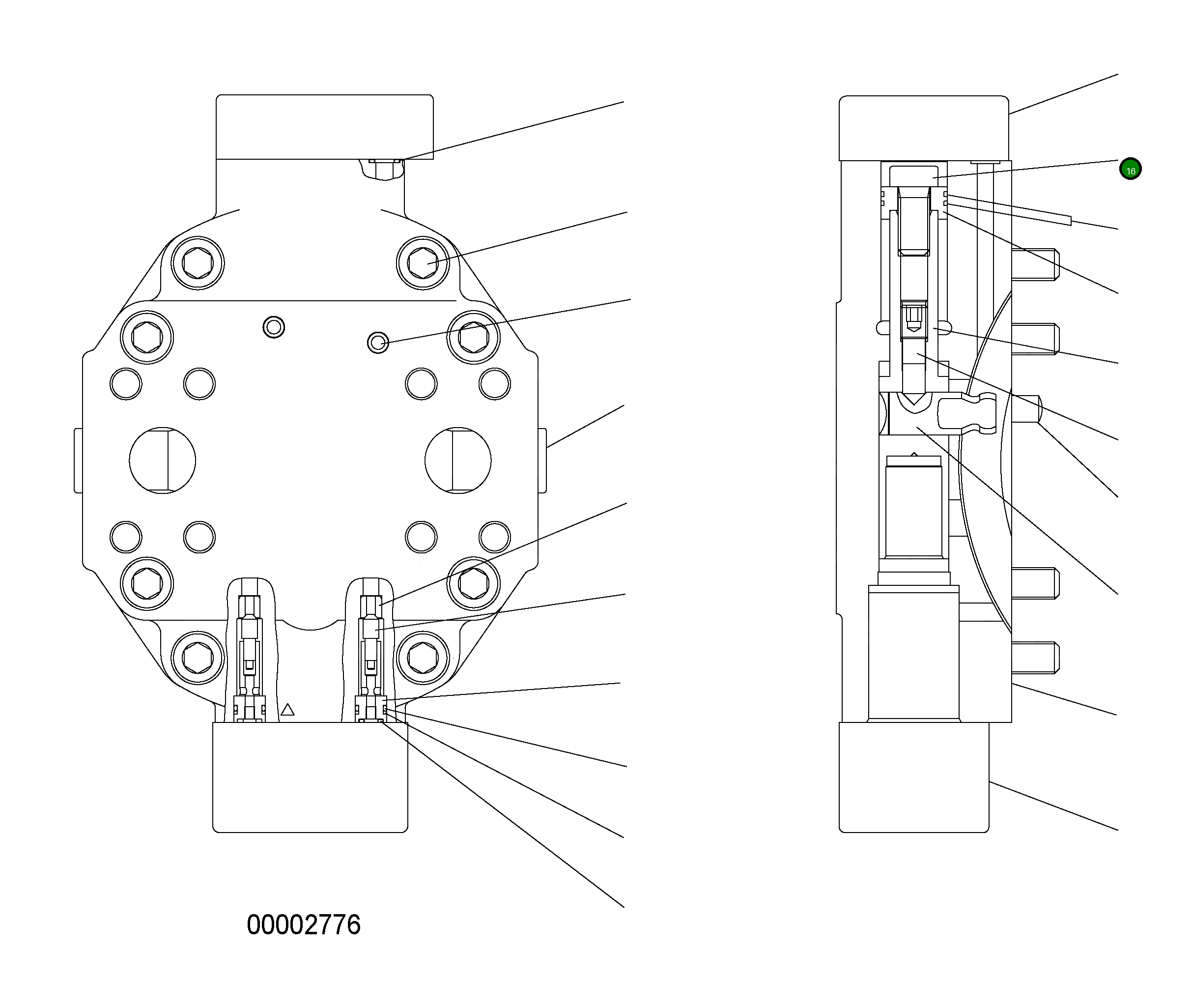 Болт UC1303012428  Komatsu