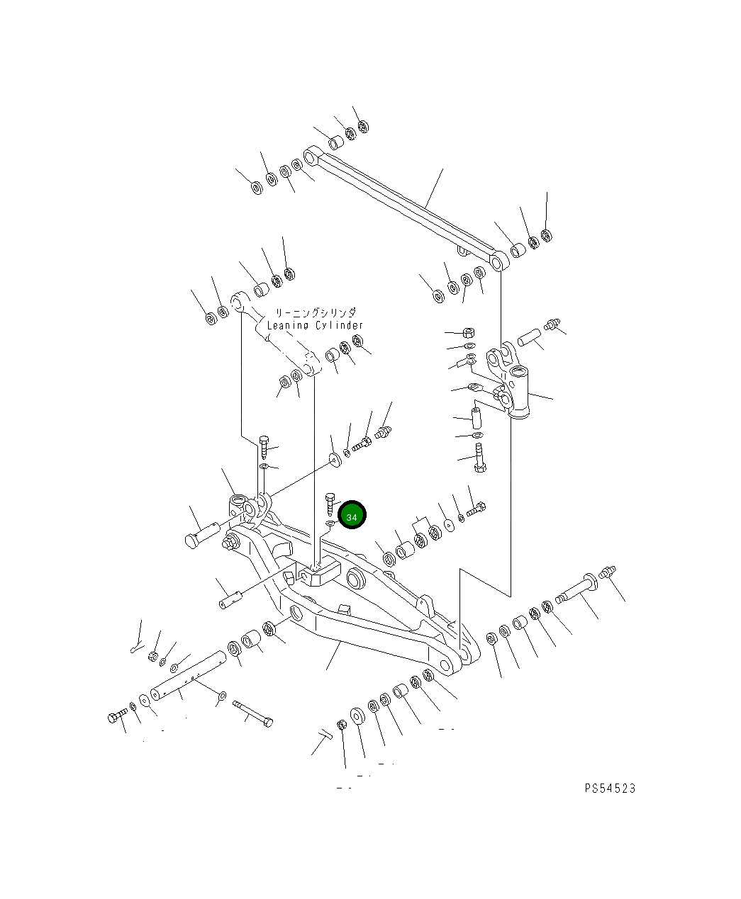 Болт 235-27-11660  Komatsu