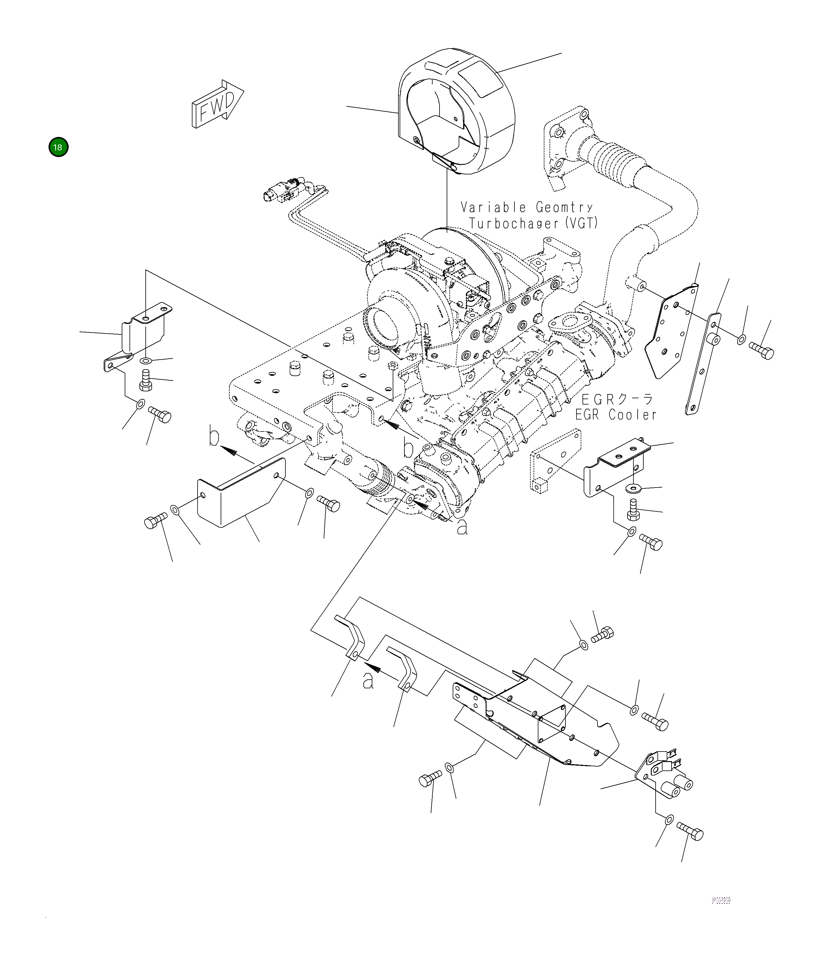 Крышка 6253-11-8740 Komatsu