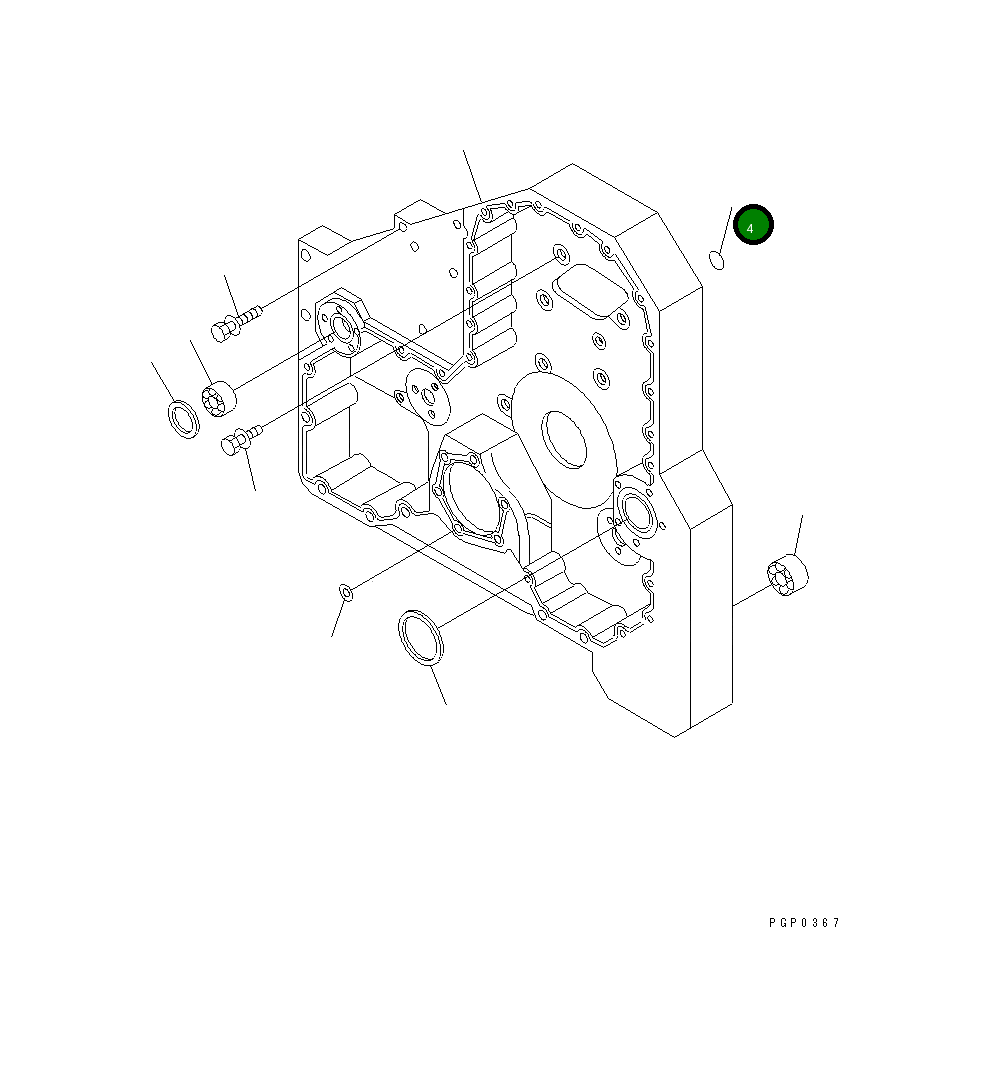 Кольцо уплотнительное (O-Ring) CU3883150 Komatsu