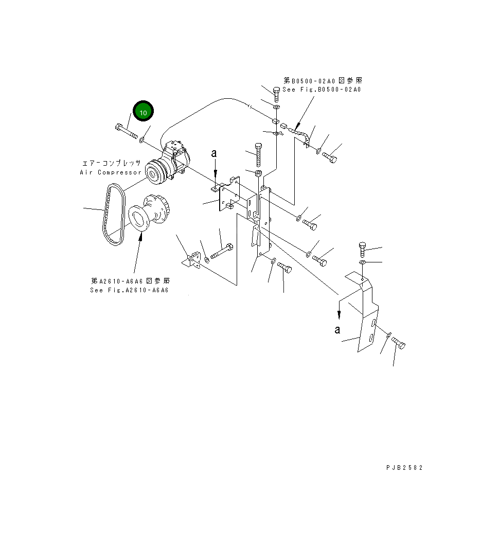 Болт 01010-80885 Komatsu