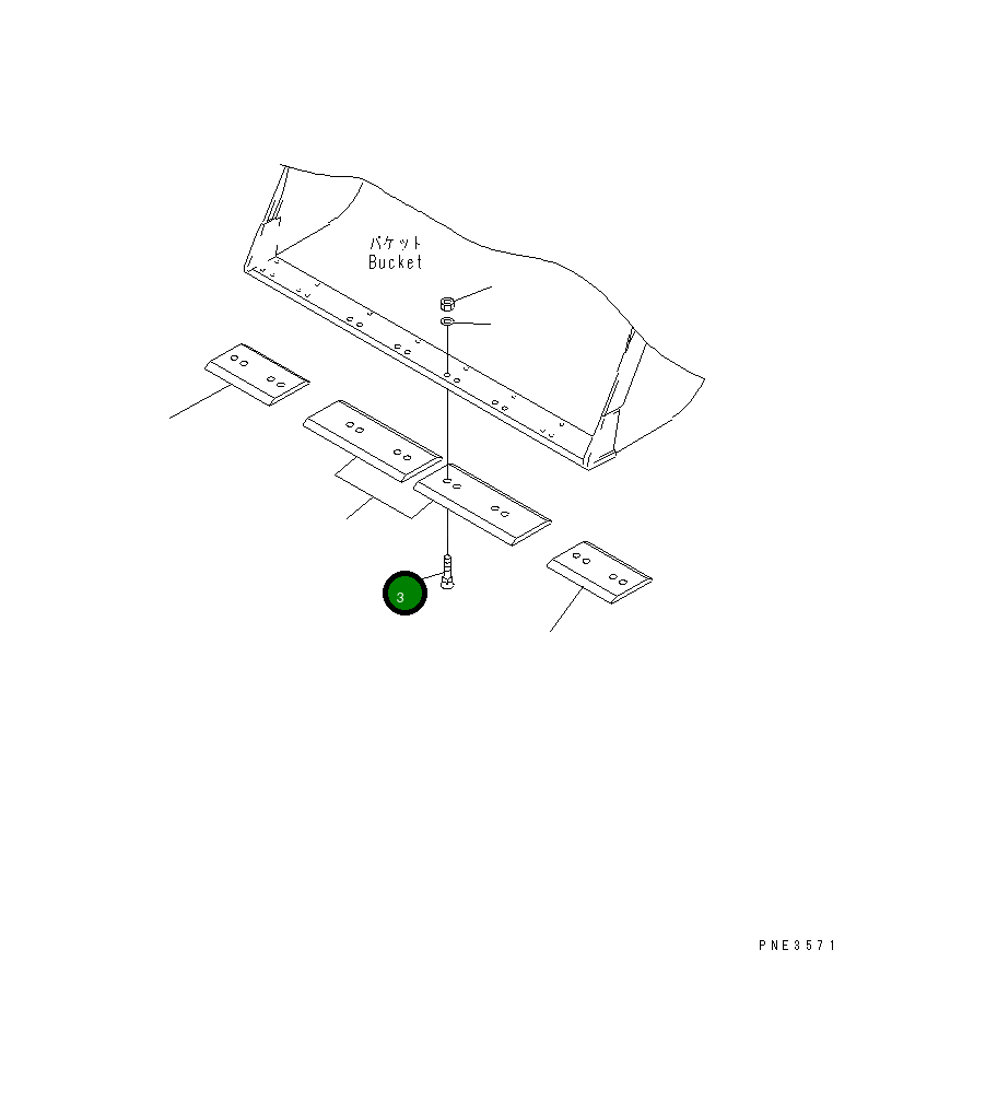 Болт 02091-11605 Komatsu