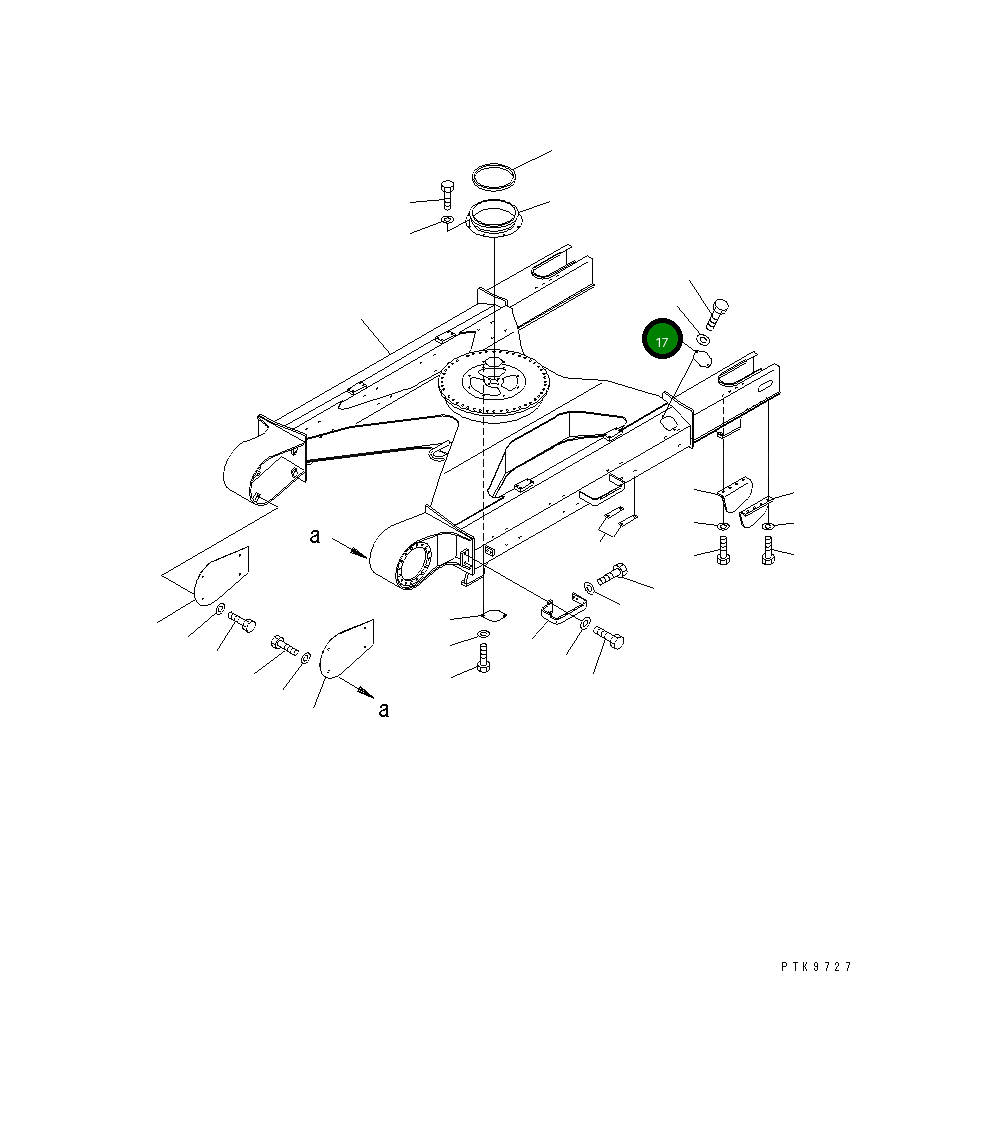 Крышка 13S-30-15670 Komatsu