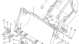 Болт 09208-13390 Komatsu