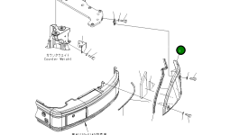 Крышка 22M-54-21513 Komatsu