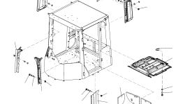 Крышка 423-56-H1M30 Komatsu