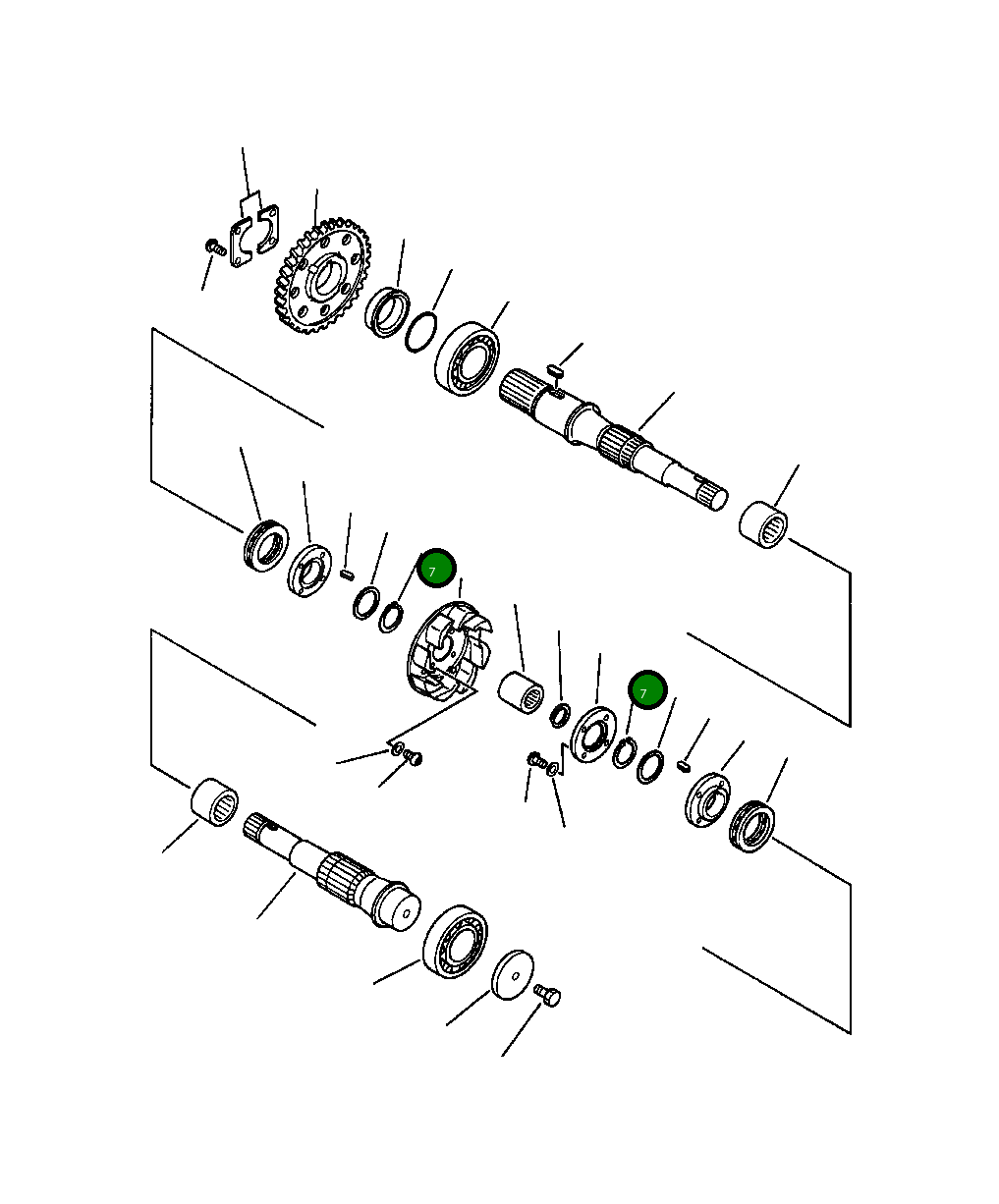 Кольцо 708-27-12680 Komatsu